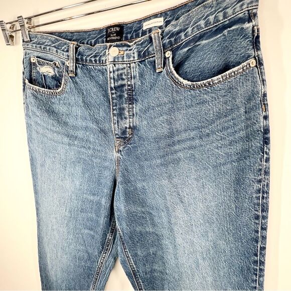 J. Crew Slim Boyfriend Premium Edition Lightly Distressed Button Fly 32 - Picture 3 of 15